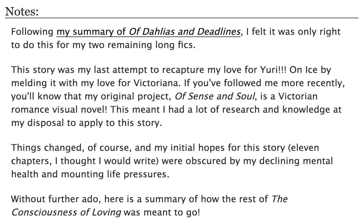 ingthing's tweet photo. A summary for my short-lived YOI Fic, The Consciousness of Loving. 

There will be one coming for Skyscraper Hearts soon! Thanks for sticking around 💞#YOI #YuriOnIce #AO3 

https://t.co/2zDPuzNyS6 https://t.co/XQ8lqn6rhT