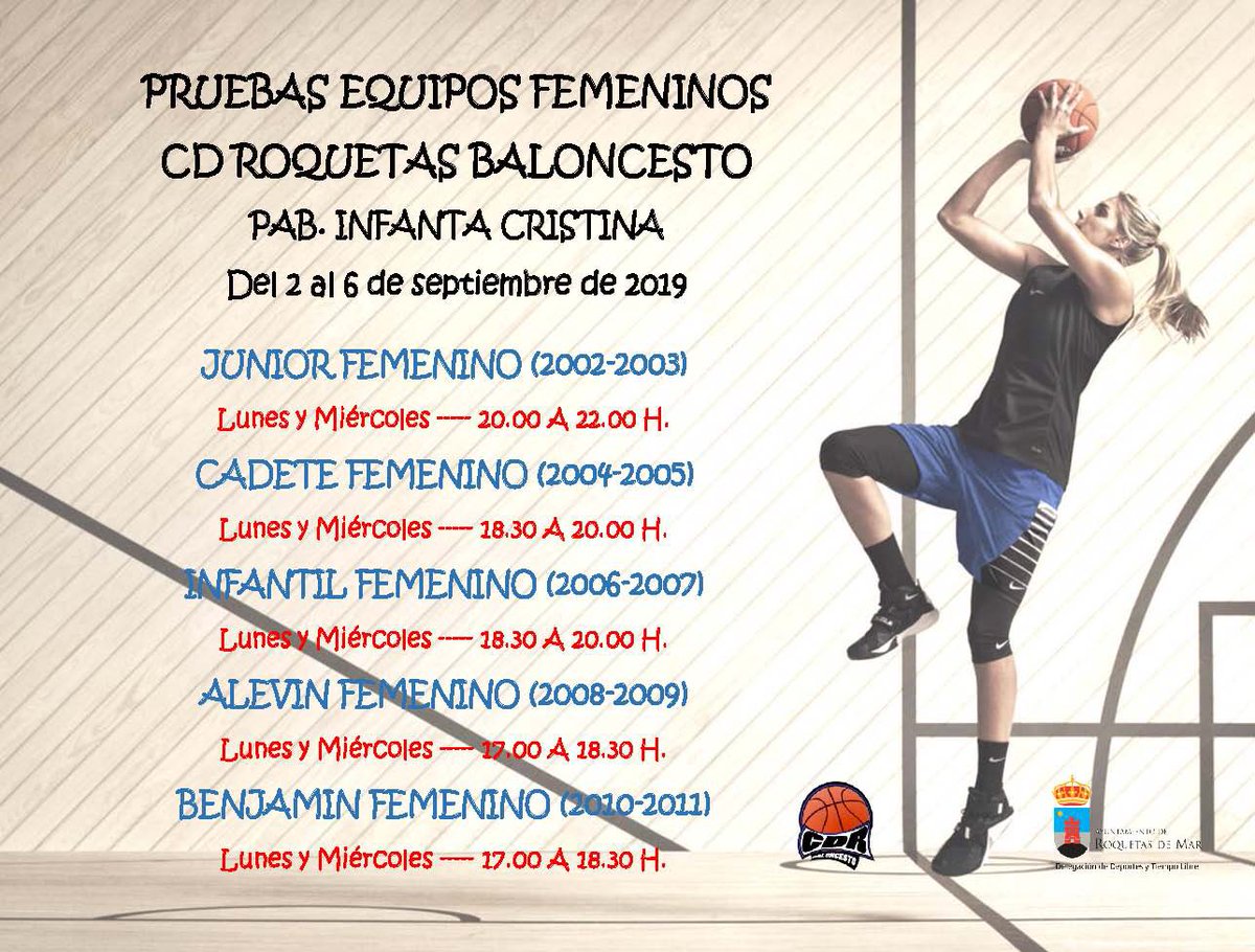 Esta semana tenemos las pruebas para formar parte de nuestros equipos federados.
NO PUEDES PERDÉRTELAS!!