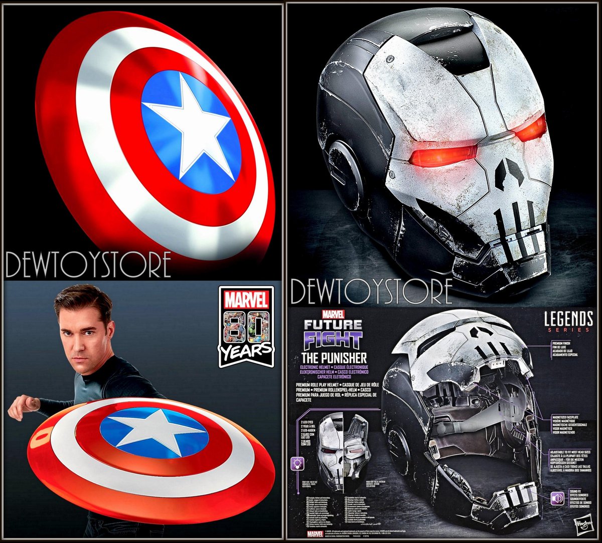 marvel legends series gamerverse the punisher electronic helmet