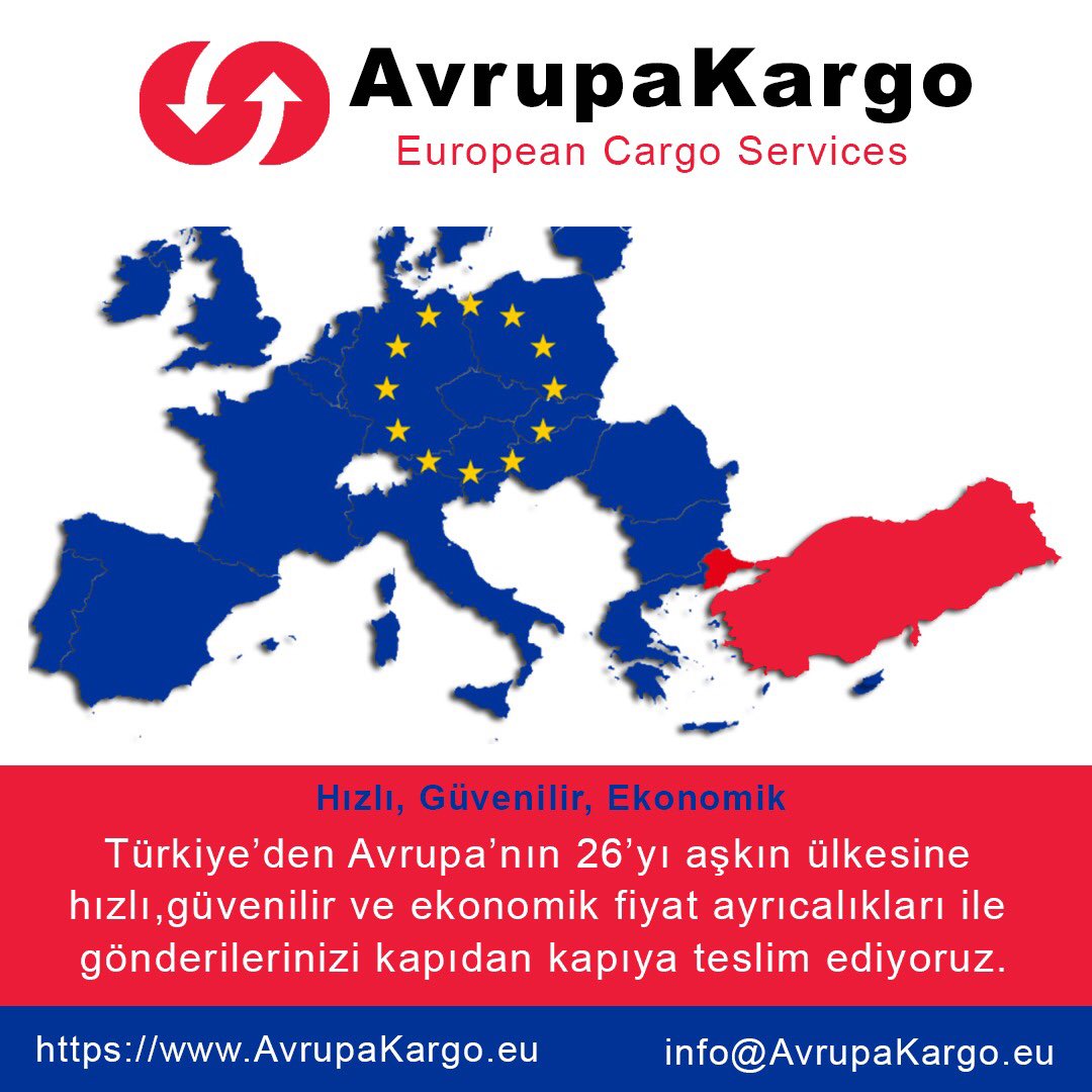 AvrupaKargo's tweet photo. Avrupa Kargo #avrupabirliği #avrupakargo #yurtdışıkargo #kargo #avrupayakargo #kargocu #almanyakargo #fransakargo https://t.co/H9x41KTLnd