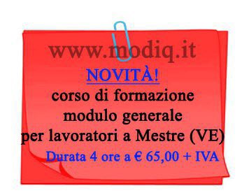 TelemarketingAQ's tweet photo. Entro 60 dall’assunzione ogni #lavoratore deve ricevere la giusta formazione. Modi organizza più volte al mese e tutti i giorni online i #corsi #obbligatori per legge. Chiama 800300333. Aule in provincia di Venezia, Treviso e Padova. https://t.co/ZcK6L715LD