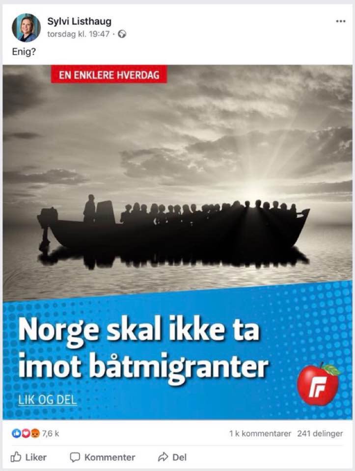 Uansett kva du meiner om norsk og europeisk flyktningpolitikk: Dette er perverst.