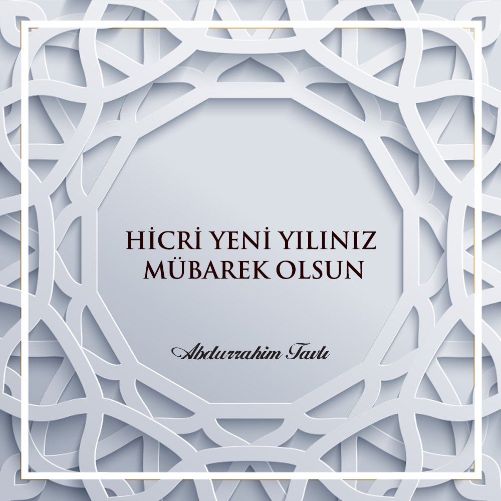 Hicri yeni yılınız mübarek olsun! #AbdurrahimTavlı #HicriYeniYıl #Hicri #HicriTakvim #HijriCalendar #HijriNewyear #Muslim #İslamiyet #İslam #HicriYılbaşı #Hicri1440 #HicriYıl #Hicret #repost #keşfet
#keşfetteyiz #türkiye #turkey