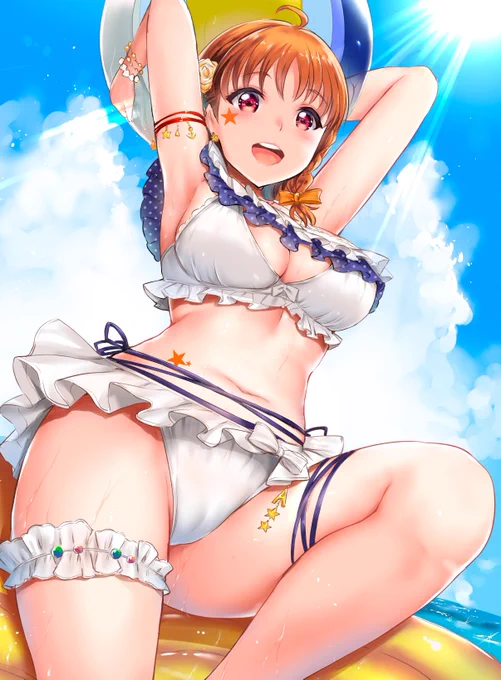 残暑見舞いチカっち 