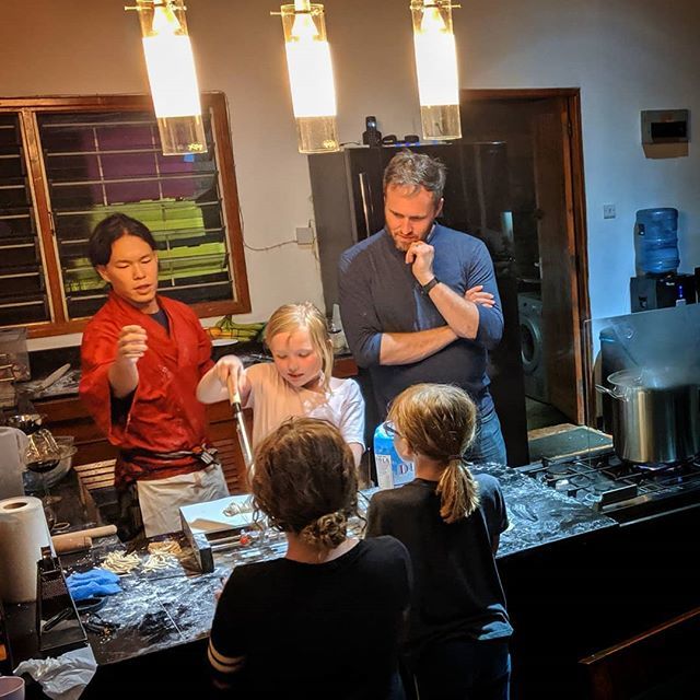 EcoRoamer's tweet photo. Amazing night with @tanimuraudon in #nairobi learning how to hand make #japanese #udon noodles. As a fellow #digitalnomad I love how Jon has built a lifestyle out of traveling the world and sharing his skills and heritage. https://t.co/xtUP5ESneX https://t.co/K7Tmjpi3Qk