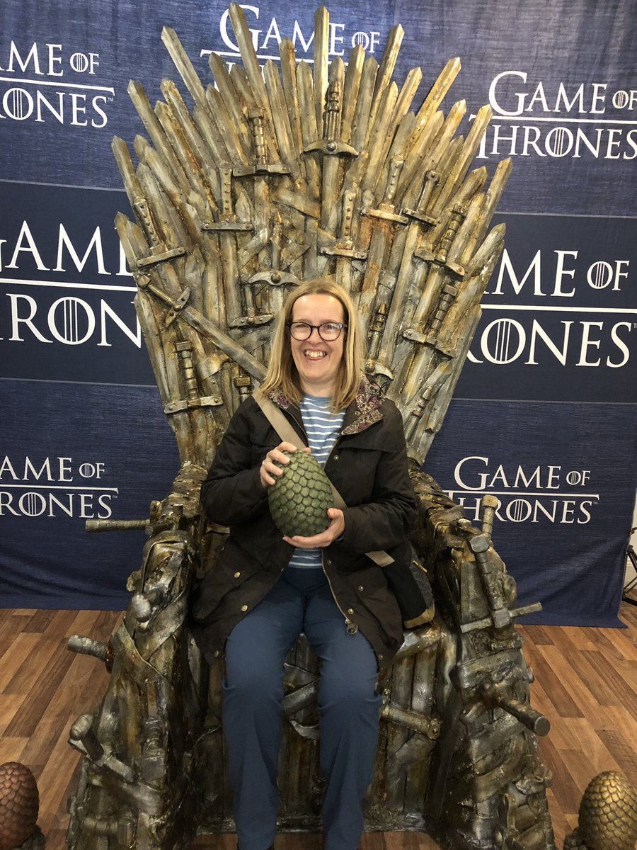 ArchScot's tweet photo. The throne in Game of thrones is a fake! The real one is being held in a Cowshed by the Stark family. Come and see it before we have to hide it again #CallanderHouse Living History Festival #GameOfThrones https://t.co/NDSf1zMOlR