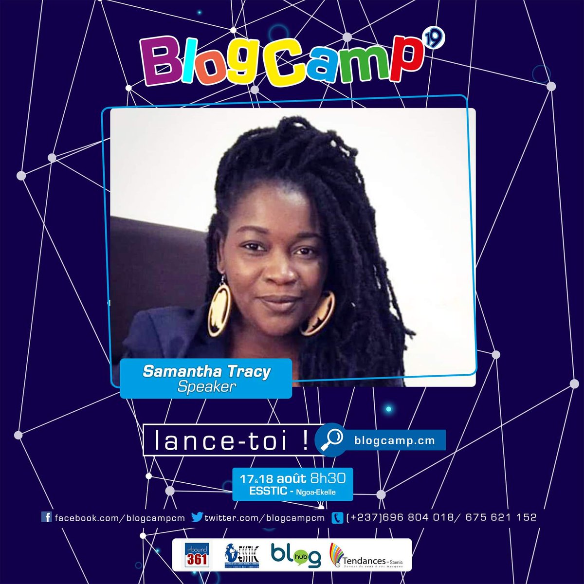 BloggersCM's tweet photo. 31 août - #JournéeMondiale du #Blog !
En ce jour où nous fêtons les blogs et les #Blogueurs, nous saluons les initiatives camerounaises œuvrant à inscrire l'activité dans les esprits et dans la durée : #BlogTalkShow #BlogCamp19 #DschangBlog
- #HappyBlogDay https://t.co/cH9UrqbY3e