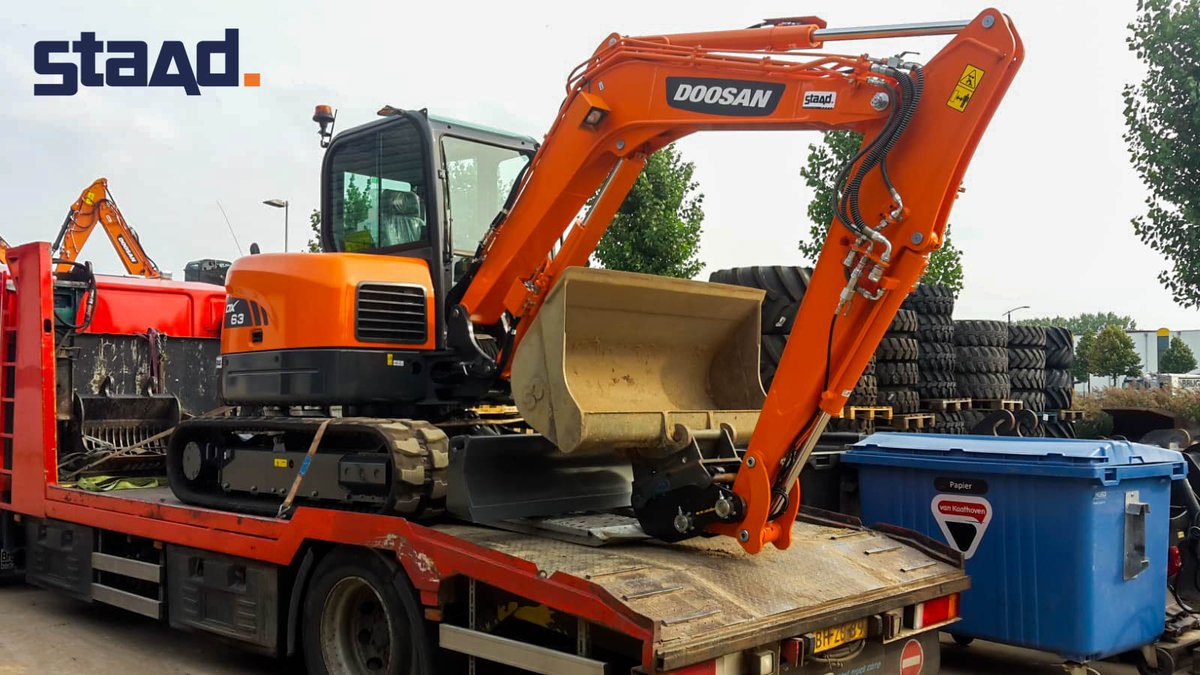 StaadGroep's tweet photo. Deze week hebben wij een nieuwe Doosan DX63-3 af mogen leveren bij Loonbedrijf H.R.M. Kuijpers B.V. Heel veel goede en veilige Doosan draaiuren gewenst! https://t.co/E3LCJHL0UW
