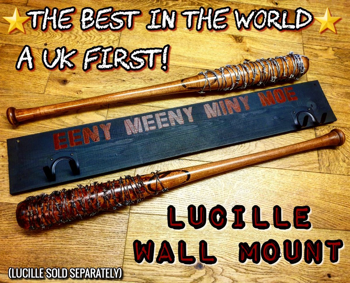 Lucillethe_bat's tweet photo. If you're going to get a LUCILLE... make sure you give her somewhere to rest....
#lucille #thewalkingdead #negan #wallmount #amcthewalkingdead #rickgrimes #daryldixon #walkingdead #gaming #comics #negantwd #lucillereplica #walkingdeadfans #lucillebat #thewhisperers #twd https://t.co/ppUzA3yYW2