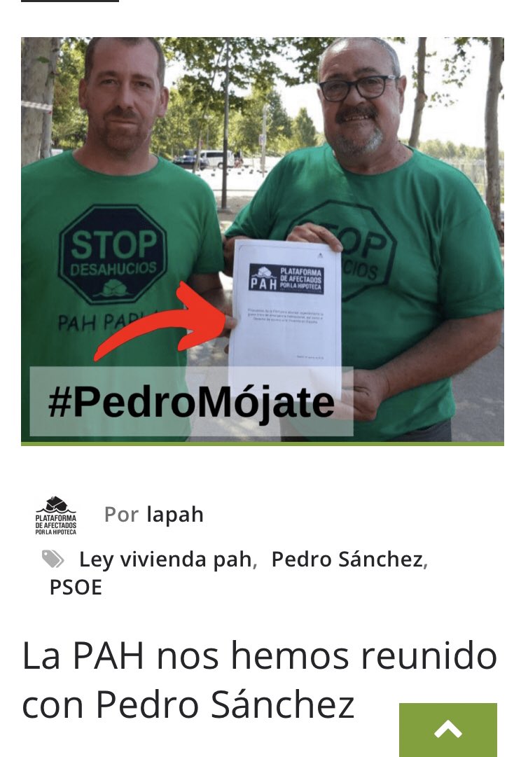 SCivil_Murcia's tweet photo. 🙄Resulta curioso ver cómo el @PSOE se reúne con la @LA_PAH y les promete más reuniones, tras haber cedido a las presiones de los fondos buitre para no regular el precio del alquiler en las zonas tensionadas. 
#PedroEstaEnPrecampaña 
🗞 https://t.co/f1PpDttopr https://t.co/tbAhlaHMFm