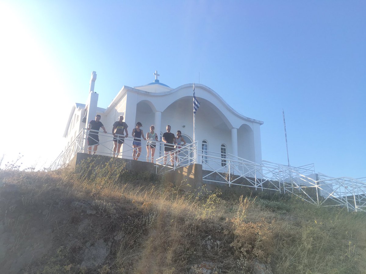 Portomyrina Run Club! A fab group this week up to the top of the Myrina Castle and st Nicholas Chapel!! 🏃‍♀️ 🏃‍♂️ #ThatView #RunClub #SweatyBetty #lemnos #Greece <a href="/neilsonholidays/">Neilson Active Holidays</a>