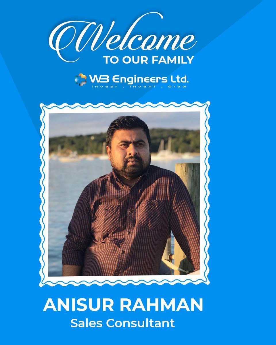 w3engineers's tweet image. With a newly developed resolution, #W3Engineers is moving forward. We warmly welcome our new sales consultant, Anisur Rahman in our team. We look forward to having a great collaboration with a new spirit. 
#w3family #onboarding #softwarecompany #khulna #bangladesh
