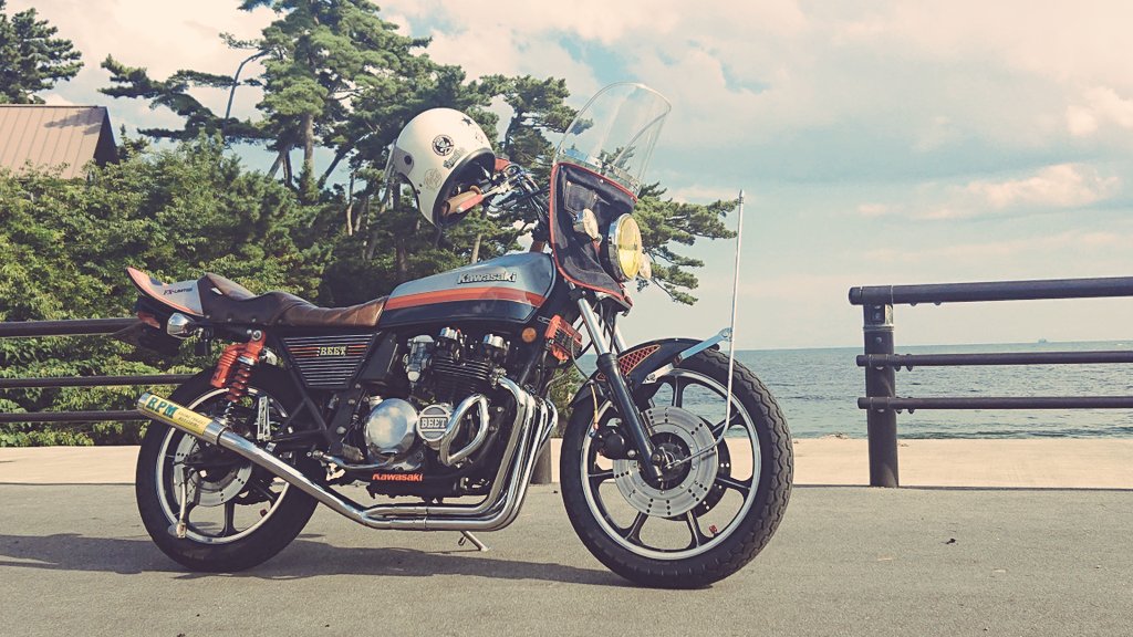 旭風防ゼットファーザーz400fx 旧車