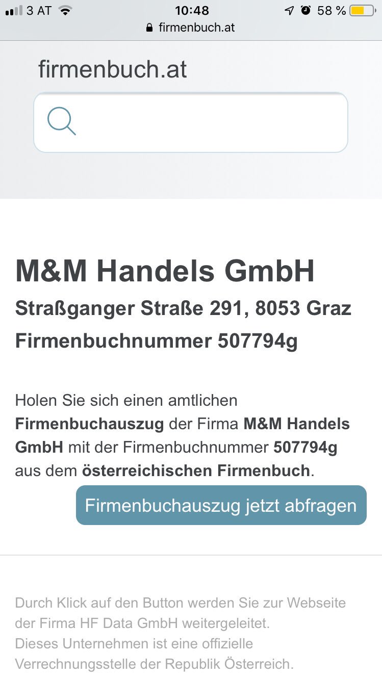 Synrow Irgendwie Ist Die Firma Nicht Bei Der Wirtschafts Kammer Osterreich Gemeldet Und Wenn Die Firma Nicht Bei Der Wko Gemeldet Ist Kann Es Sie Nicht Geben Evt Falsch Geschrieben