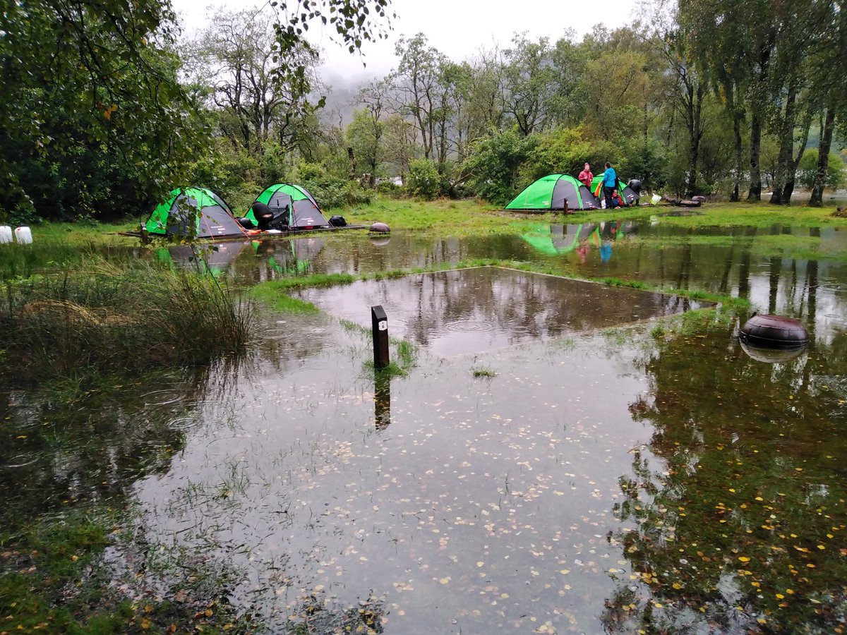 StMagsDofE's tweet photo. Final day! Still raining! Partially flooded campsite but pupils doing so well and showing great character in unrelenting conditions!!
All underway and making good progress. Think there should be a Silver+ Award!
#silverdofe #finalday https://t.co/pe1SwiimtI