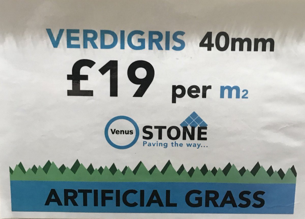 vsltduk's tweet photo. Verdigris - This amazing natural looking #ArtificialGrass has super fine texture and touch. Open texture and dense with multi-tones pile. 

☁️£19 per m2

☎️01482 580055 

#artificial #outdoorliving #paving #outdoorpaving #patio #gardendesign #hull https://t.co/UzTXPXheK4