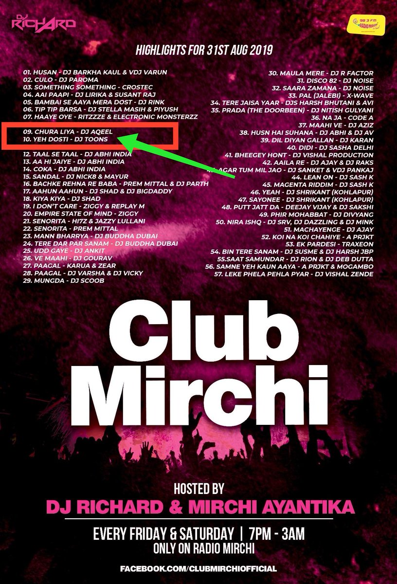 djtoonsofficial's tweet photo. Saturday plan..
#SaturdayNight #toonsvibe #partywithtoons #bspdjs #SaturdayThoughts #clubmirchi #RadioMirchi @RadioMirchi https://t.co/mautCIOOdT