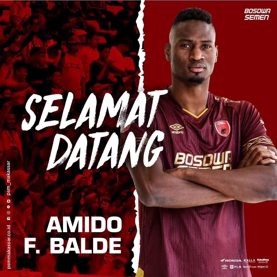 Selamat datang Amido Balde❤️🔥.

#PSMarise #EwakoPSM
