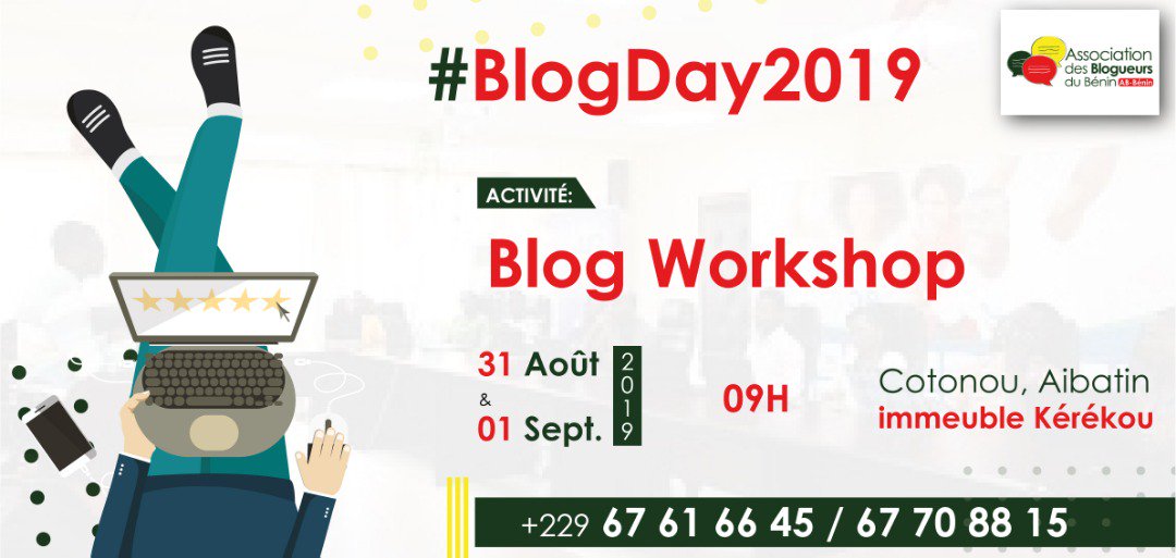 RichmondDAKPOG1's tweet photo. Pour célébrer le #BlogDay2019, @ab_benin déroule en ce moment même un #BlogWorkshops à l'endroit des passionnés du #blogging au siège de l' #Assoc à #Aïbatin.
@AtmanBOUBA échange avec les participants sur l'expression #BLOG même et sa définition dans la blogosphère du #Team229/ https://t.co/Xh2sW6xGbX