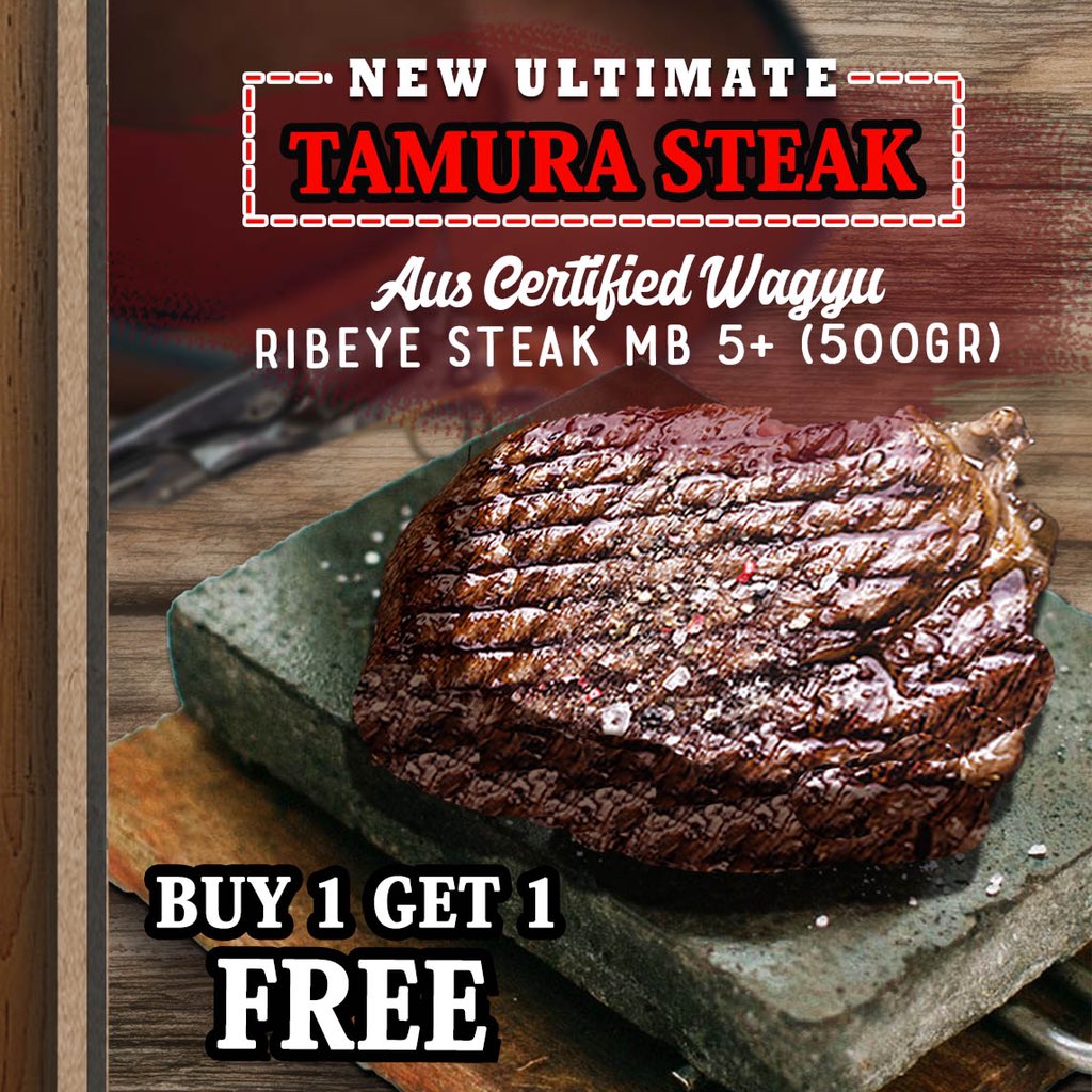 Tamura 500GR VS Tomahawak 500GR #SteakViralSeJakarta Buy 1 Get 1 FREE Wagyu 😍😍