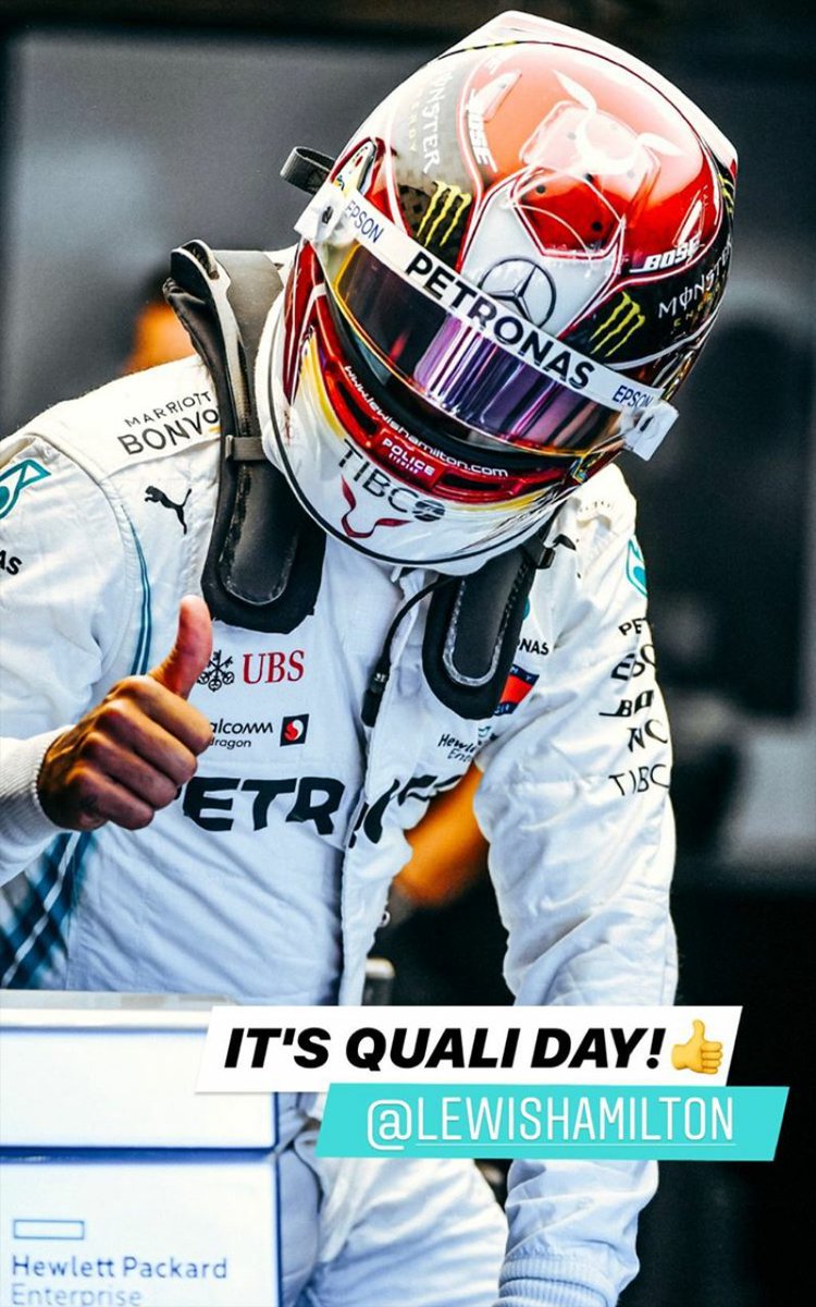 LH44_Lisa's tweet photo. @LewisHamilton that's practice out the way ๐ Good luck ๐ ๐ ๐ ๐ ๐ in Qualifying ๐ #Lewi5 ๐จ๐โฒ๏ธ #LetsDoThis ๐ #TeamLH ๐ #BelgianGP โค https://t.co/rmWghU3GJt