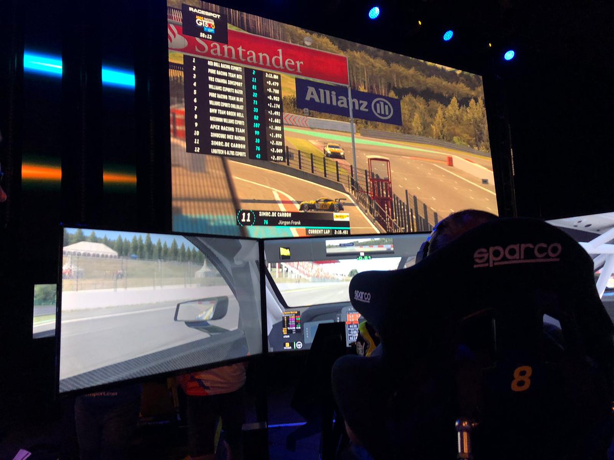 🏁| Finally it's race day! The <a href="/SimRacingExpo/">SimRacing Expo</a> GT500 is starting in a few hours. Right now Jürgen is doing some practice laps in the <a href="/BMW/">BMW</a> M8 GTE. Felix will jump in later. 

<a href="/RaceSpotTV/">RaceSpot TV</a>
<a href="/nuerburgring/">Nürburgring</a>
<a href="/appgineerin/">Appgineering | Creators of ATVO</a>
#AscherRacing
