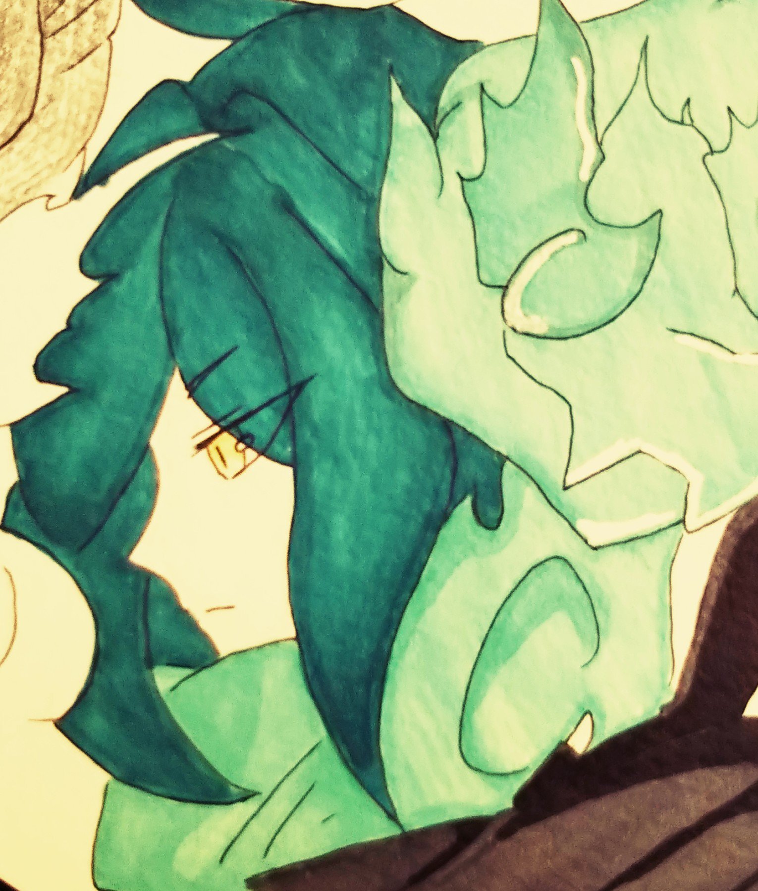 しおん 妖怪ウォッチイラスト オロチの横顔って難くない T Co Ojueounfsv Twitter