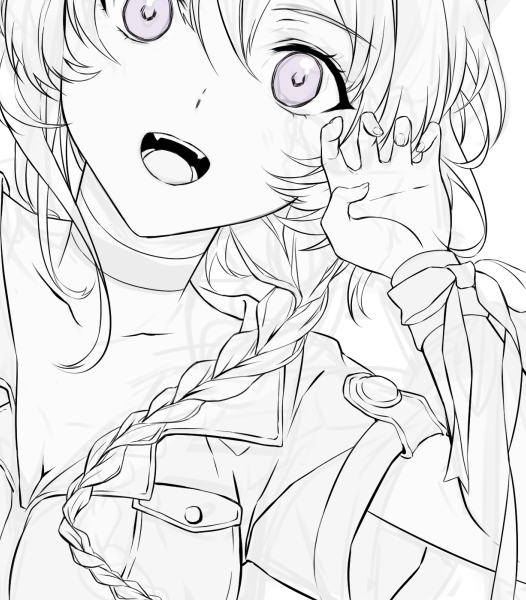 首あたりの装飾どうしようか迷い中～? 