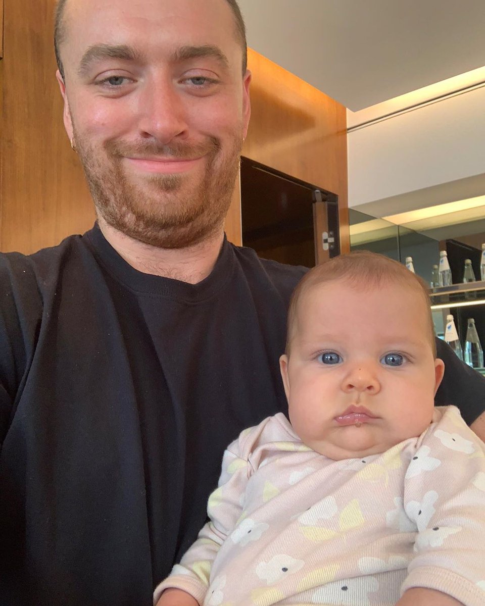 samsmith's tweet photo. My new best friend https://t.co/kF019Skwh3
