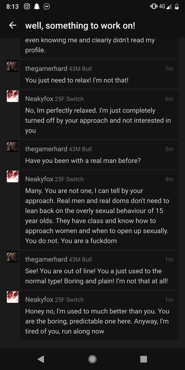FoxNeaky's tweet photo. Reason 347 that fetlife sucks balls https://t.co/la3MjcR72D