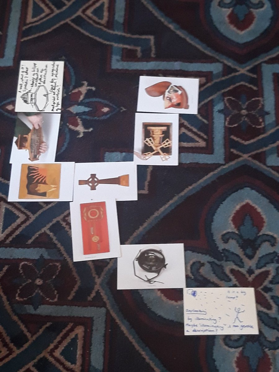 emmajmca's tweet image. Emotive and thought-provoking session with Aisling O'Beirn considering and exploring objects made in Long Kesh/Maze along with their moving personal testimonies #materialknowledge 

@LeonieHannan @Medievalist_ni @HAPPatQUB @qubpublichist @qubpublichist