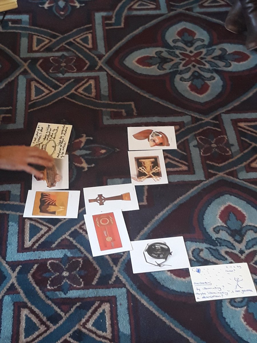 emmajmca's tweet image. Emotive and thought-provoking session with Aisling O'Beirn considering and exploring objects made in Long Kesh/Maze along with their moving personal testimonies #materialknowledge 

@LeonieHannan @Medievalist_ni @HAPPatQUB @qubpublichist @qubpublichist