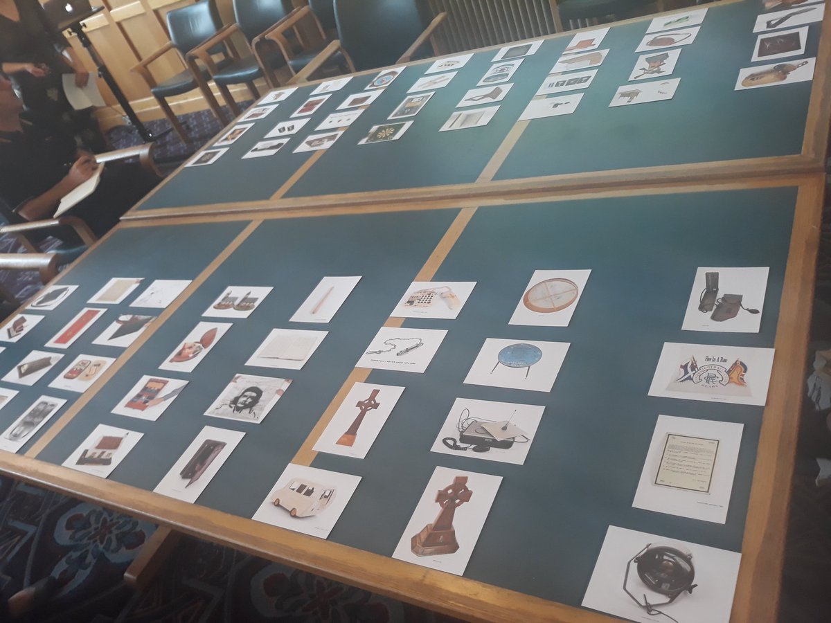 emmajmca's tweet image. Emotive and thought-provoking session with Aisling O'Beirn considering and exploring objects made in Long Kesh/Maze along with their moving personal testimonies #materialknowledge 

@LeonieHannan @Medievalist_ni @HAPPatQUB @qubpublichist @qubpublichist