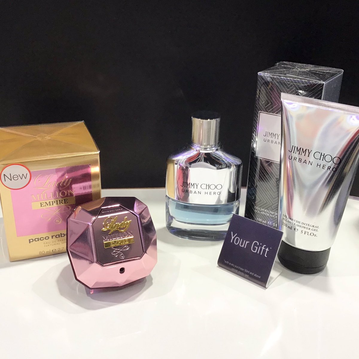 TPSEldonSquare's tweet image. Get yourself into store to try out some of our newest releases! For him try the new Jimmy Choo Urban Hero and for her check out the newest Lady Million Empire by Paco Rabanne😍🔥

#NewRelease #Urbanhero #Ladymillion
