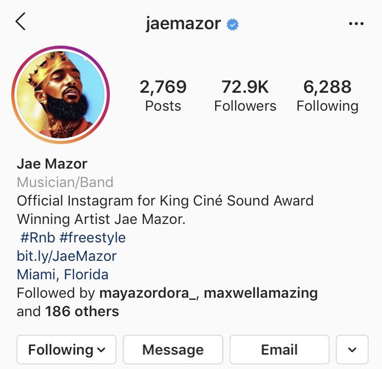Jaemazor's tweet photo. I’m officially #Verified #TeamMazor #JaeMazor #89Til #Miami #Atlanta #PrinceOfFreestyle #hurricandorian https://t.co/HXGJwujGQO