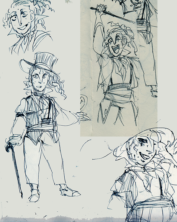 a wild magic sorcerer who got his uncontrollable magic by selling his kidney and getting human experimented on and got pushed only slightly more towards powerhungry megalomania, identity theft, and gay revolution. im rolling all his spells