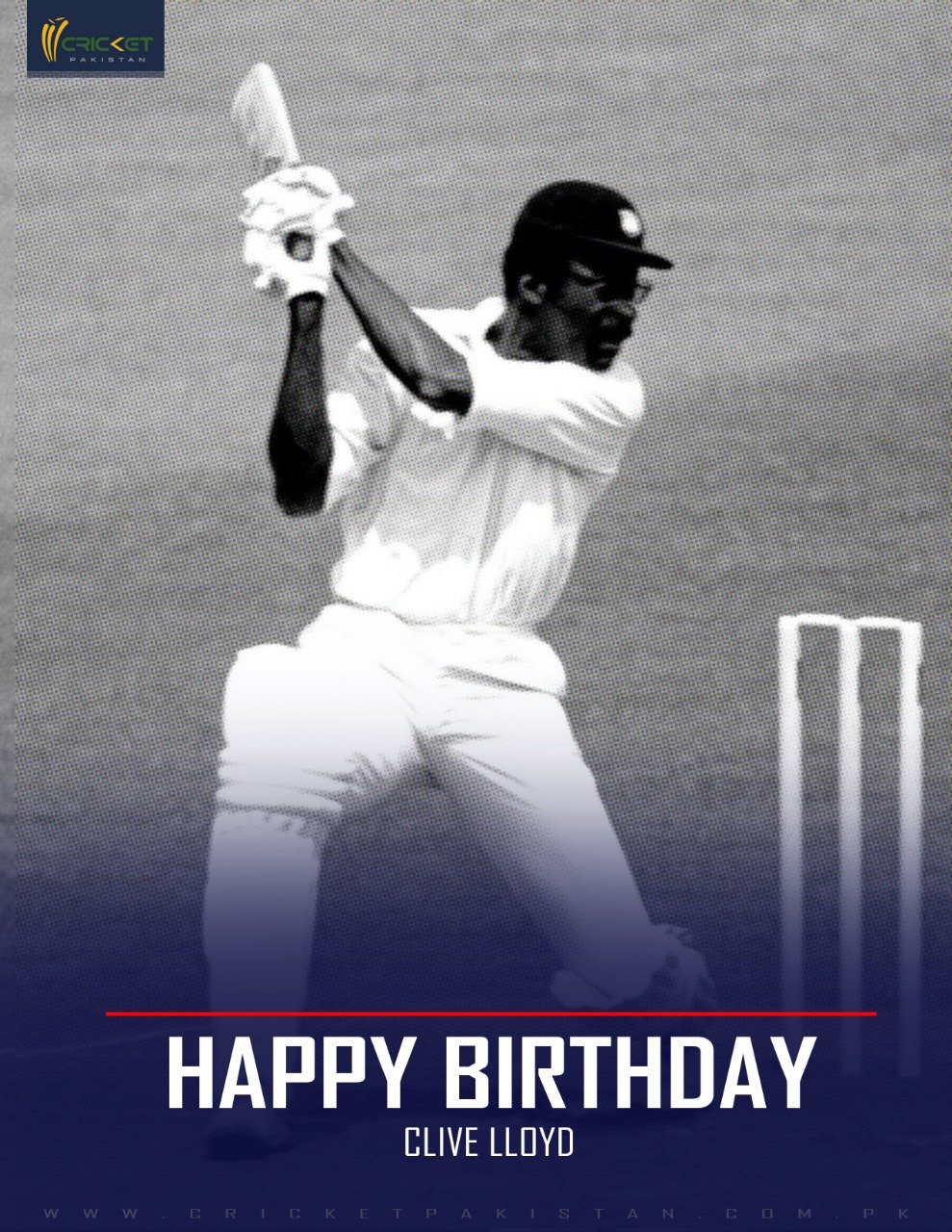 First West Indian to win 100 Test caps Two World Cup titles Happy birthday Clive Lloyd 