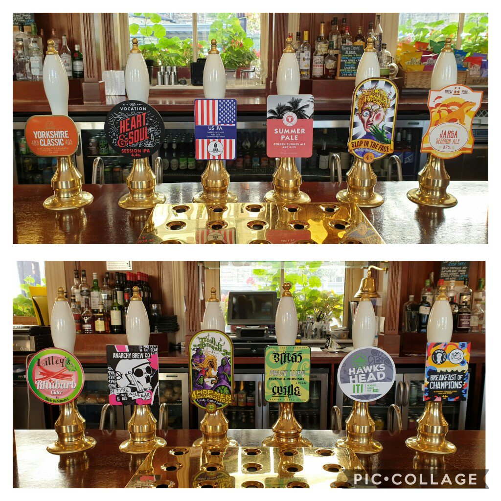 Full weekend cask line up! <a href="/YorkshireBeer/">G Y B</a> <a href="/vocationbrewery/">Vocation Brewery</a> <a href="/northridingbrew/">northridingbrewery</a> <a href="/TappedBrewCo/">Tapped Brew Co</a> <a href="/totallybreweduk/">Totally Brewed</a> <a href="/brewyorkbeer/">Brew York</a> <a href="/WildeChildBeer/">WildeChildBrewingCo.</a> <a href="/boxsocialbeer/">Box Social Brewing</a> <a href="/HawksheadBrewer/">Hawkshead Brewery</a> <a href="/BrassCastleBeer/">Brass Castle Brewery</a> <a href="/AnarchyBrewCo/">Anarchy Brew Co</a> <a href="/lilleyscider/">Lilley's Cider</a>