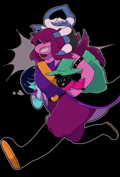スージィちゃんは力持ち
#DELTARUNE 

変動あると思いますがフォロワーさん1000人突破ありがとうございます～!これからもスージィちゃん描いていきますのでよろしくお願いします! 