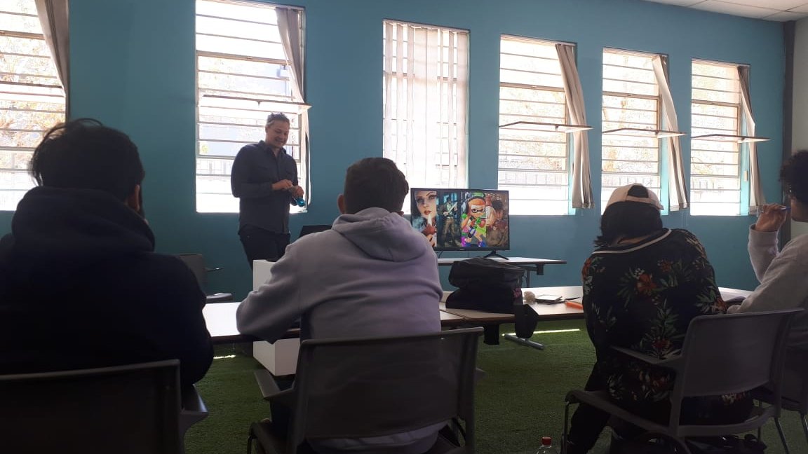 A highly stimulating and engaging "Screenwriting for Games" Workshop with none other than game director <a href="/_benjamming/">Ben</a> Just one of the many exciting and enlightening events happening this weekend only at Fakugesi Festival 2019!⚡👁️🙌#PlayTech #fakugesi #OWNYOURFORCE