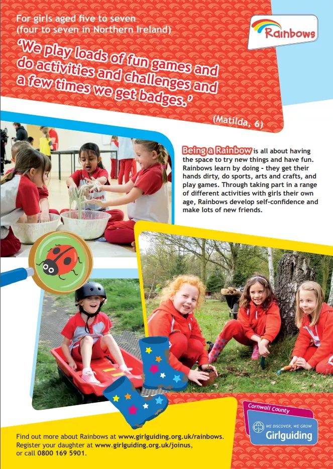 Come and join us! Girls aged 5 to 18 will have amazing experiences and make life-long friends - there are units all over the country waiting for you.
Not forgetting the adults - plenty of #volunteering opportunities for you too! #GirlsCan #GetInvolved #TrySomethingNew #Cornwall