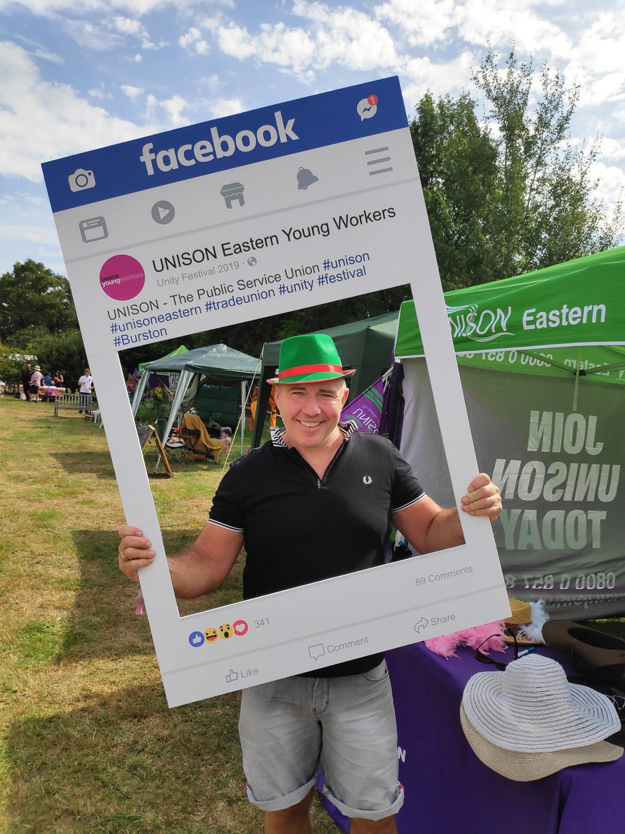 UNISONRegSec's tweet photo. Great weather, fantastic atmosphere, so proud @UNISONEastern young members have pulled this off #yearoftheyoungworker #festivals #sillyhats #Norfolk https://t.co/gab521HnxM