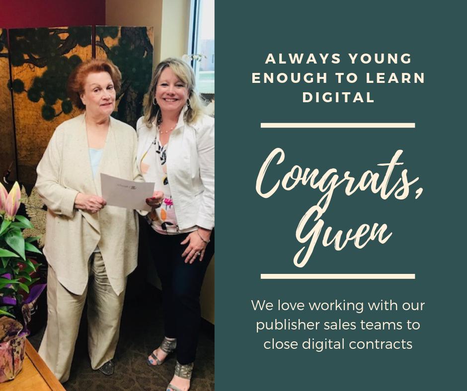 January__Spring's tweet photo. True sales people learn what's next, to best serve their clients. Gwen is living proof. #AdSalesWarrior #JanuarySpring #OmahaMag https://t.co/a2VWquAMmO