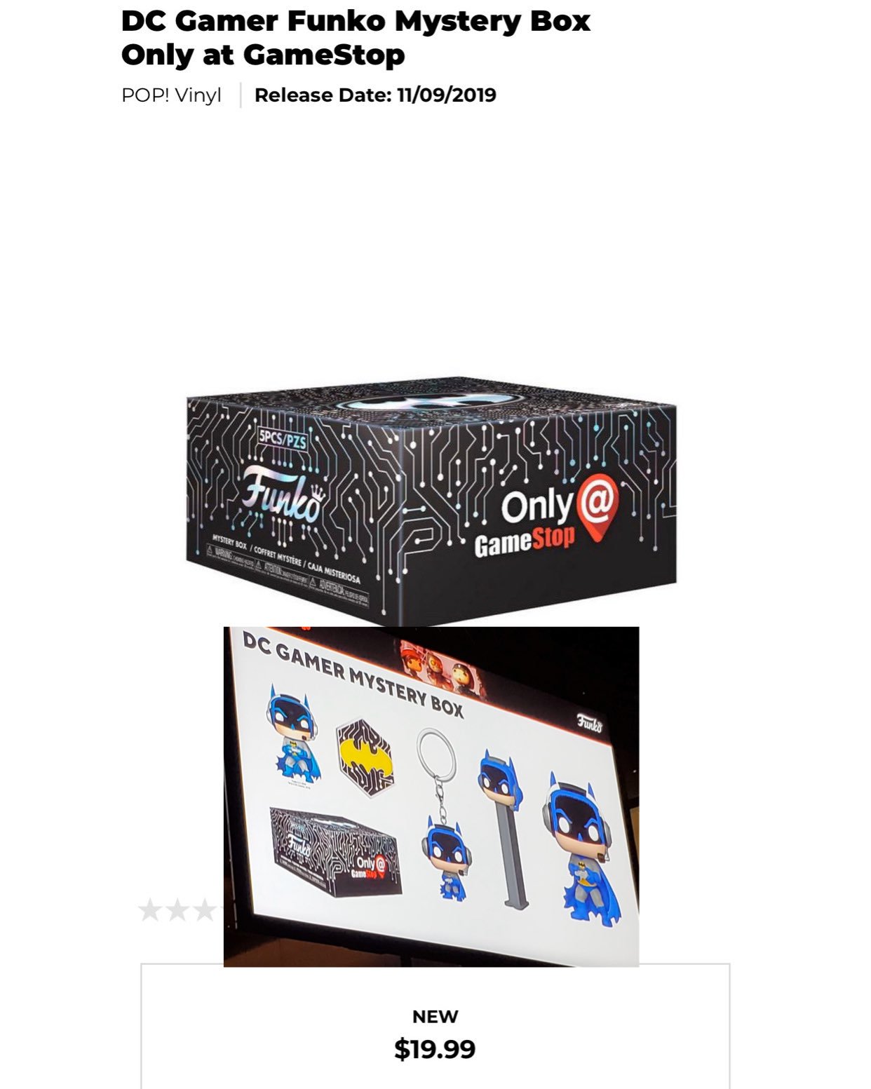 dc gamer mystery box