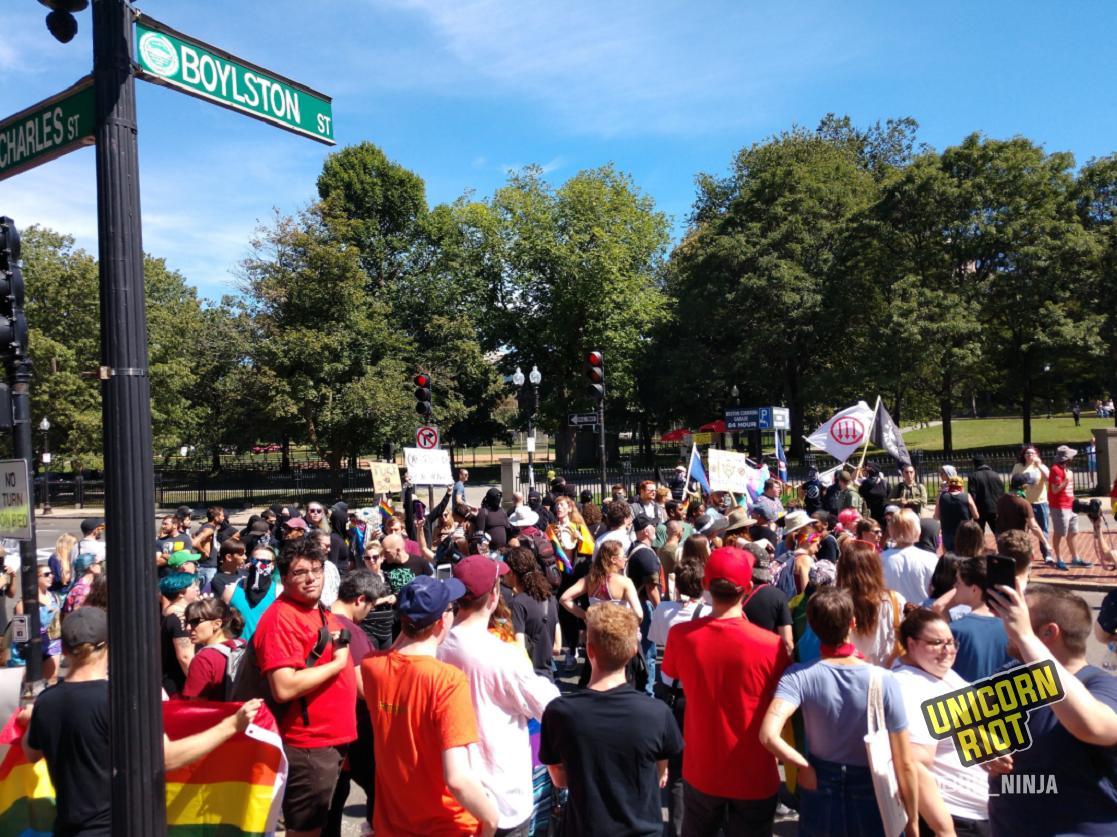 Unicorn Riot on Twitter "Counterdemonstrators are gathered near the