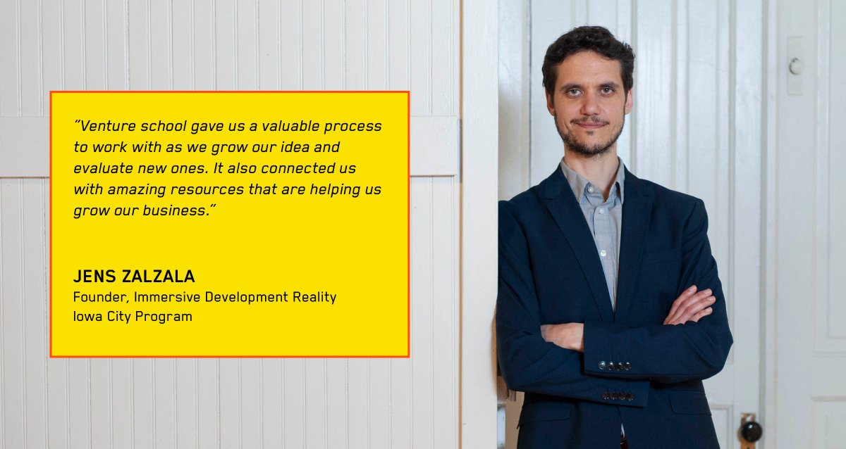 uiventureschool's tweet photo. The deadline to apply for the Fall 2019 session of #UIVentureSchool is September 16! We have locations all over Iowa - Cedar Falls, Mason City, Sioux City, Iowa City, and Dubuque! Don't miss out on the chance to grow your business! Apply today at https://t.co/dqRfGrDVhR https://t.co/9DkGKx1D5i