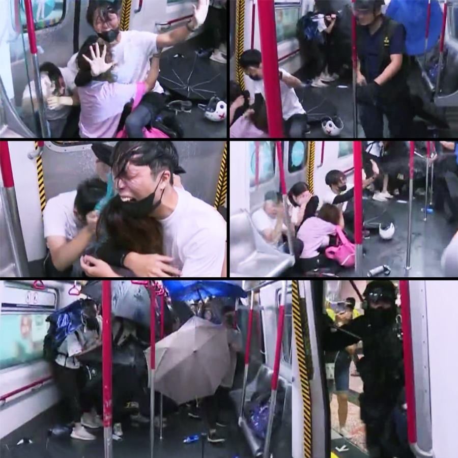 beautyviccc's tweet photo. Today(31/8),some riot control enter in Prince Edward station and go in a train to hit passengers with baton.
#HongKongProtesters #antiEALB #TerroristicAttack #PrinceEdward https://t.co/hoPEigteL0
