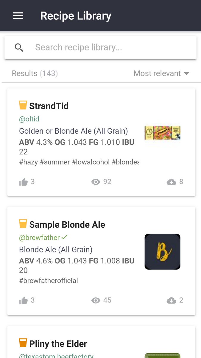 BIG UPDATE to Brewfather in version 1.10.0 - announcing the release of the public recipe library mailchi.mp/brewfather/v-1…