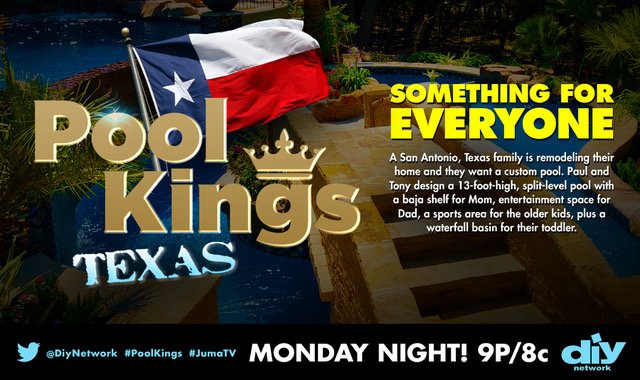 JUMA_TV's tweet photo. ITโS LABOR DAY WEEKEND
AND THE POOLS ARE STILL OPEN
Two Nights of ALL NEW!!
#POOLHUNTERS & #POOLKINGS
SUNDAY 11P10c (@hgtv) & MONDAY 9P/8c (@DIYNetwork) https://t.co/XC7h1g67Yx