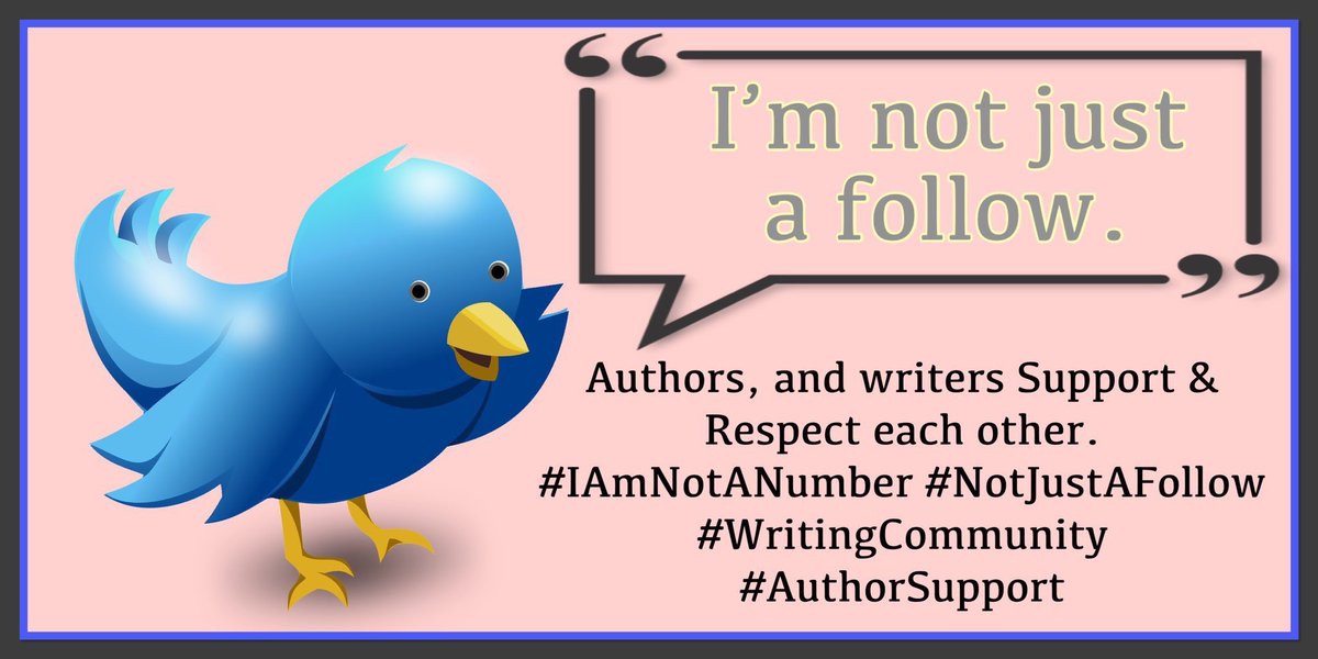 KathyLynnCross's tweet photo. I am not a “number” or an add to your numbers. I support writers, authors, bloggers. I tweet and retweet a few times a day to help support who I can. But if you follow me, just to gain a follow, and then unfollow me - expect the same respect back. #iamnotanumber #notjustafollow https://t.co/QRhKpgube1